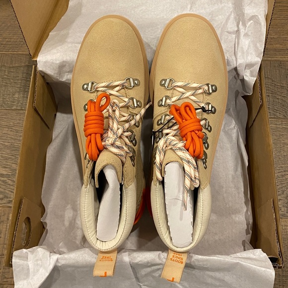 Sorel Hi Line Hiker Ceramic Major Hiking Boots Booties Shoes Flats NEW - Picture 6 of 7